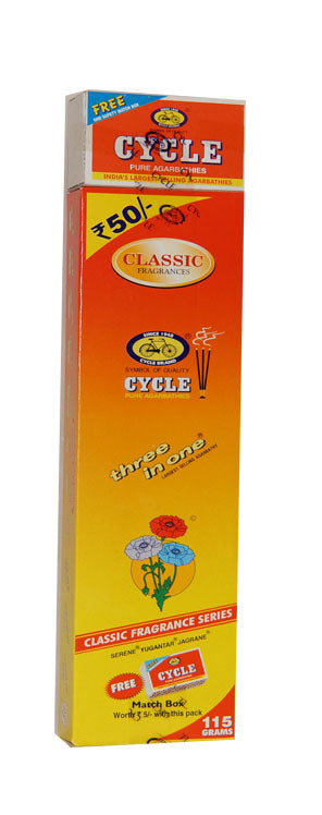Cycle brand 3 in one incense 105 g / With match box