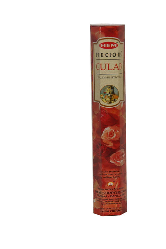 Hem Precious Gulab Incense Sticks 20 Nos