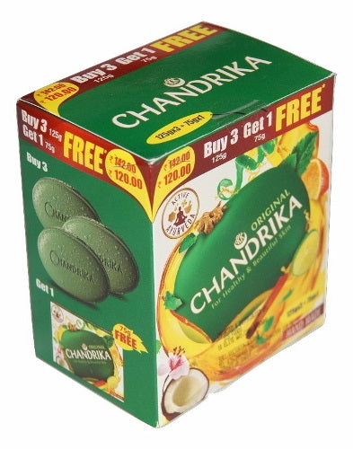 Chandrika soap 125m X 3 Pcs
