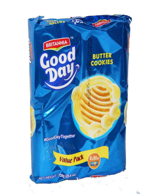 Good day Butter Cookies Value pack biscuits 8x90gm